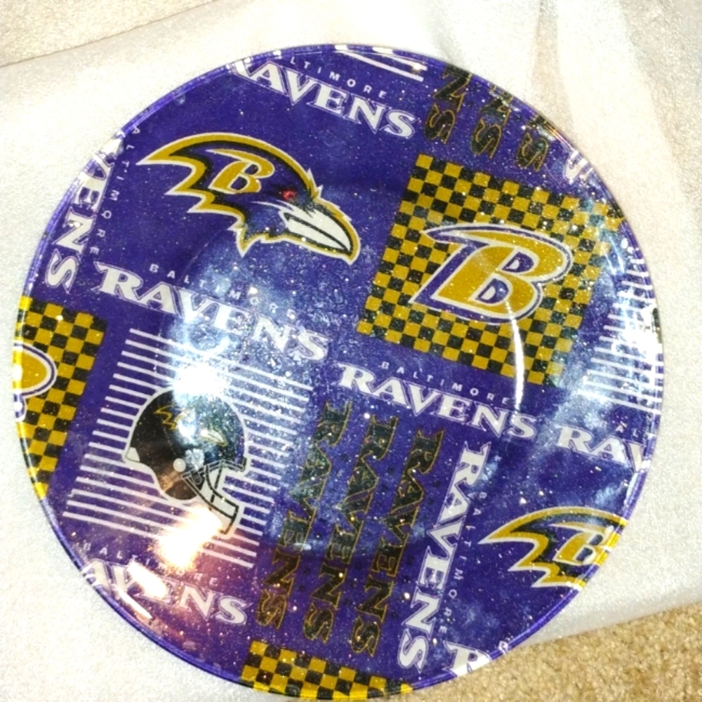 Baltimore Ravens Glass plate